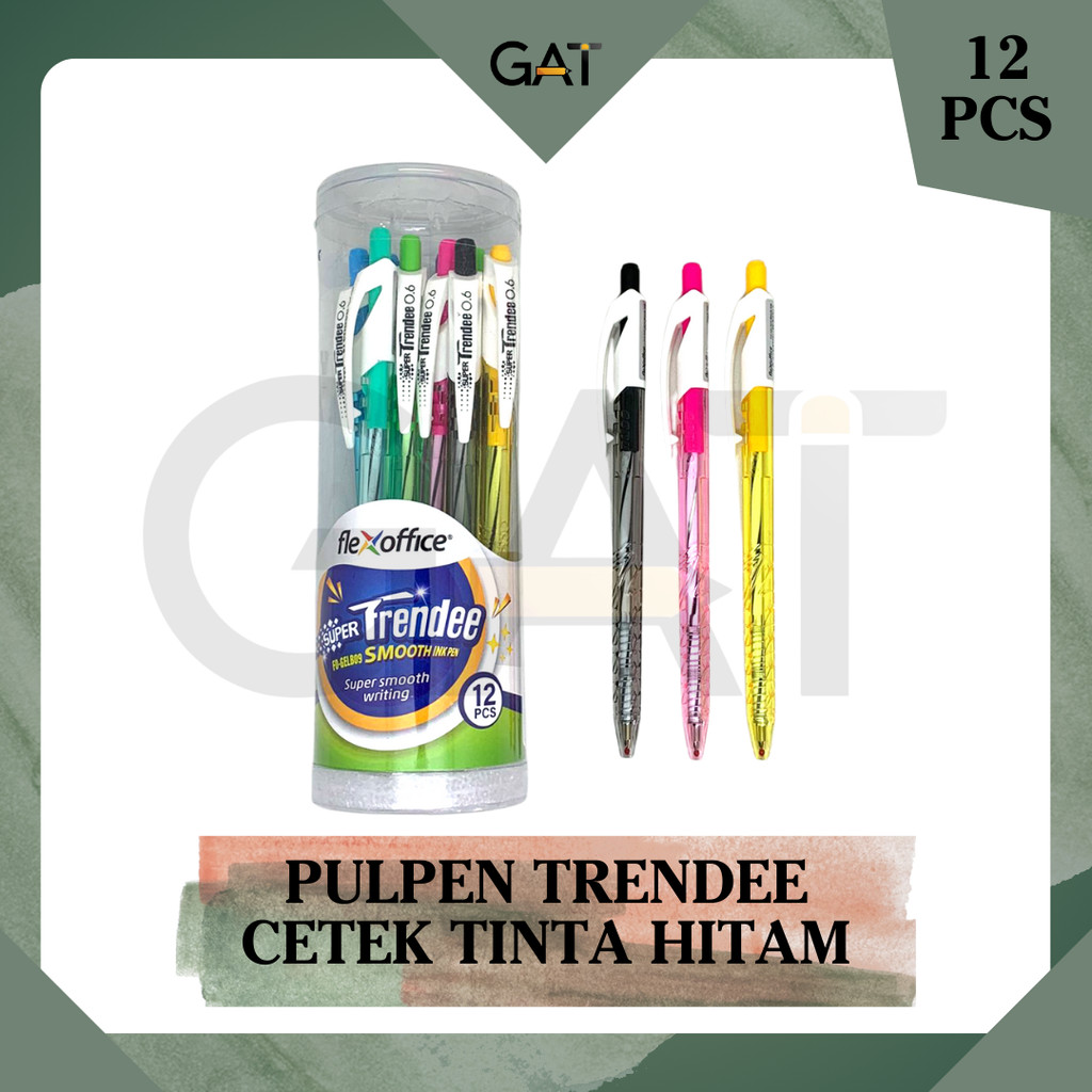 

PULPEN TRENDEE CETEK TABUNG ISI 12 PCS