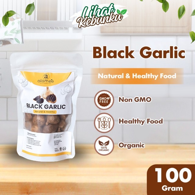 

ALAMEE Bawang Hitam Tunggal Black Garlic Lanang Herbal Alami Natural 100gr LIHAT KEBUNKU