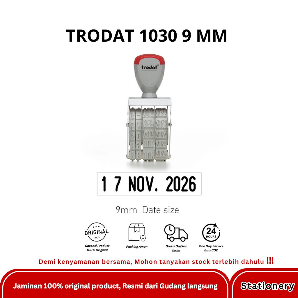 

TRODAT STEMPEL TANGGAL 1030 9 MM