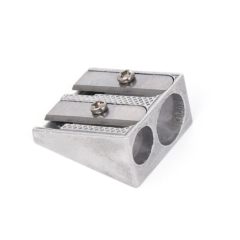 

3PCS Metal Bevelled Pencil Sharpener Stainless Steel Blade Efficient Labour-saving Sharpeners School Office Stationery