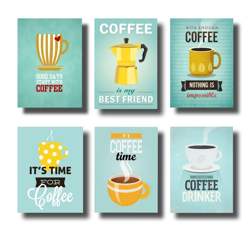 Hiasan Dinding Walldecor Tema Kopi Klasik Cafe Dapur Pajangan Kayu