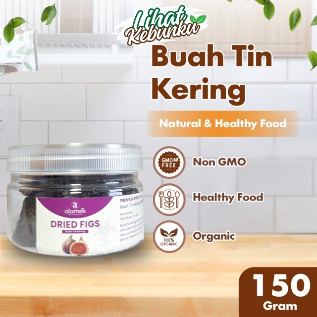

ALAMEE Buah Tin Kering Cemilan Buah Sehat Dried Figs Buah Ara Kering Rendah Kalori 150gr LIHAT KEBUNKU