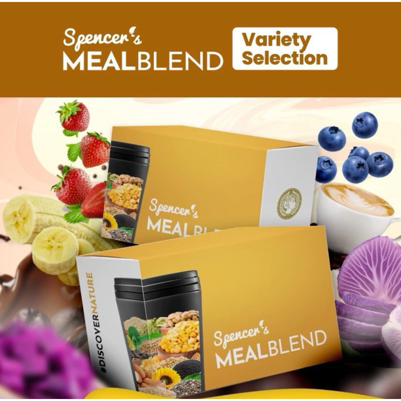 

Spencer MEAL BLEND COKELAT - Solusi Langsing dan diet sehat 1 box isi 15 sachet FREE TUMBLER