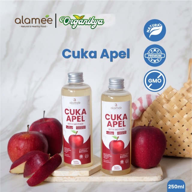 

ALAMEE Cuka Apel Original Vinegar With Mother Premium Organik Apple Cider Vinegar Sari Buah organikya
