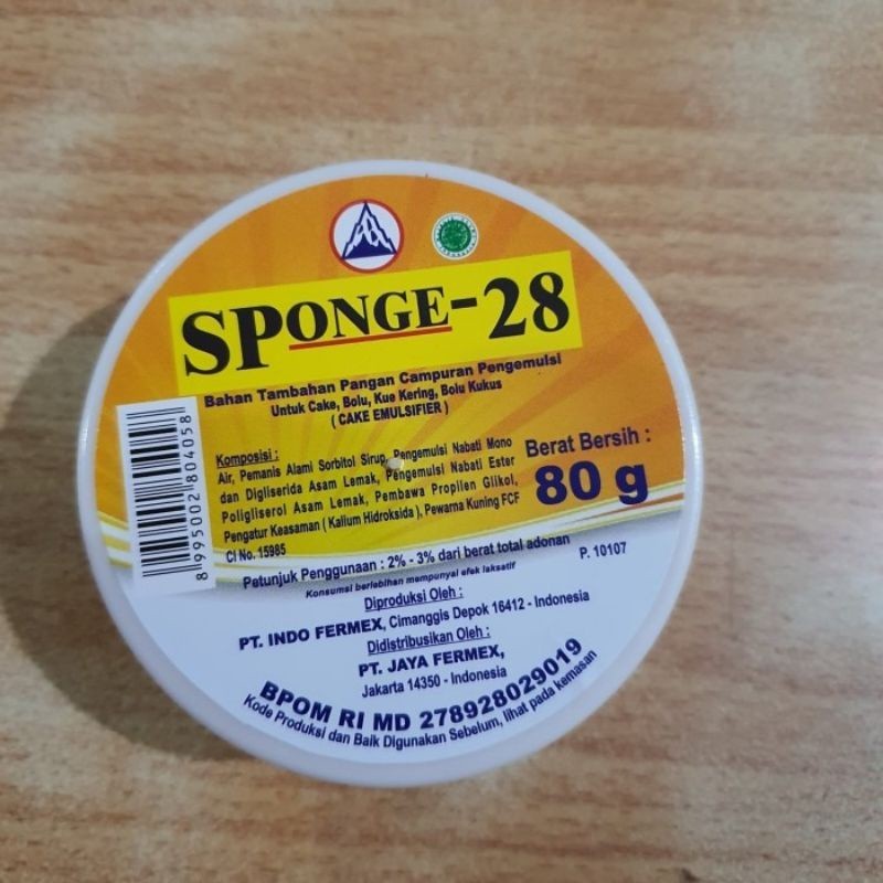 

SPONGE 28 80GRAM - CBY