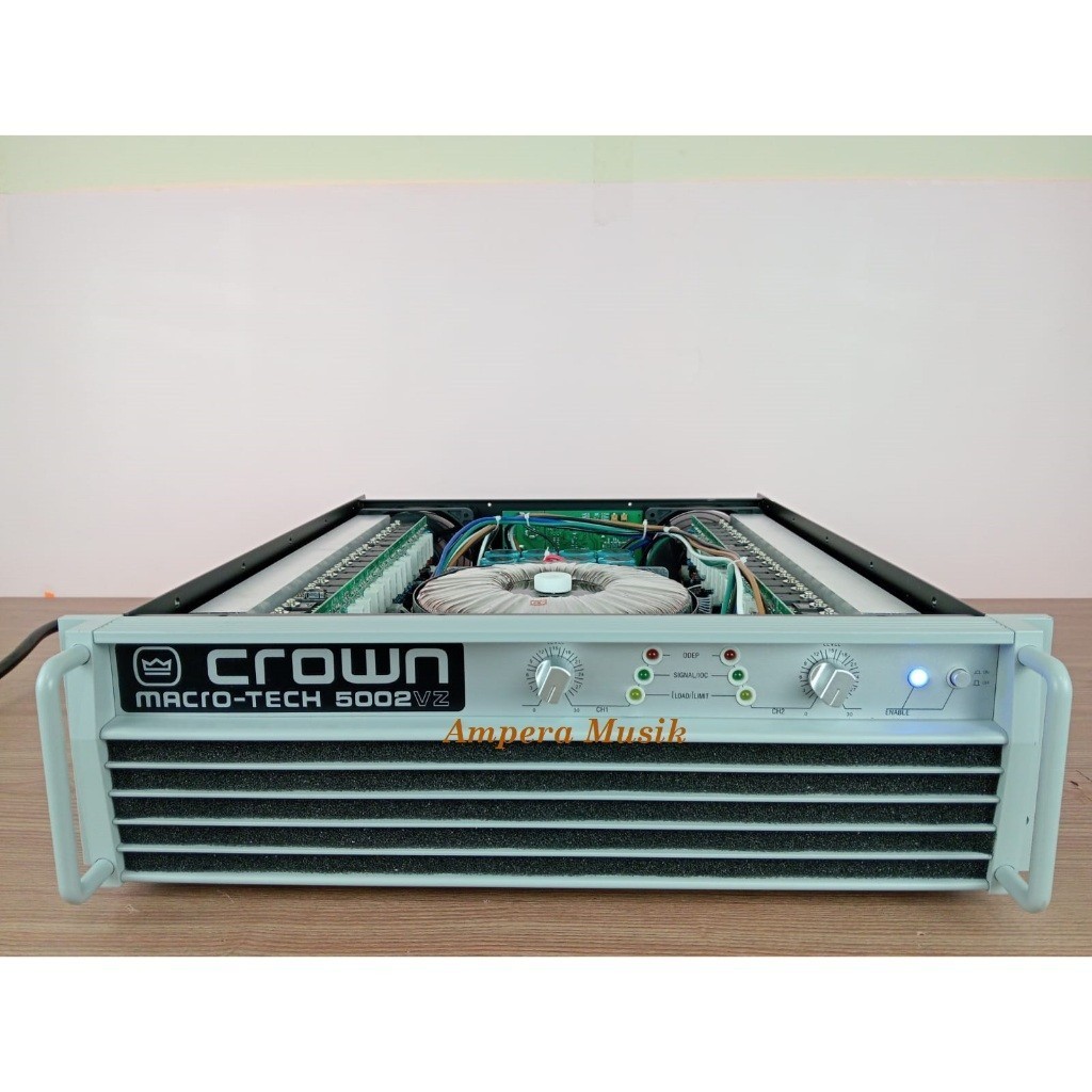 POWER AMPLI CROWN MACRO TECH 5002VZ STEREO 2 CHANNEL 5002 VZ