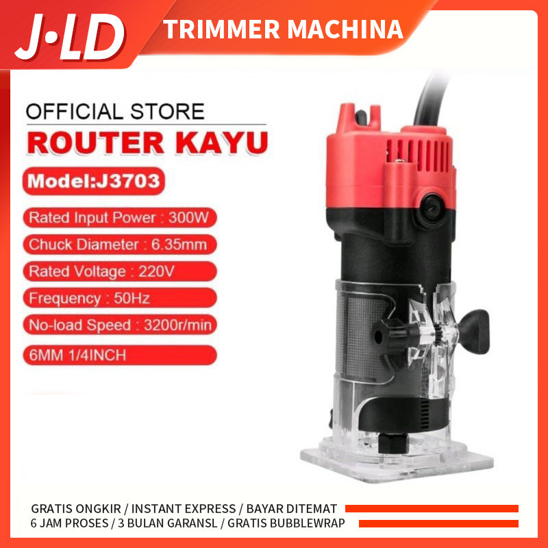 JLD mesin pemotong 6mm - mesin profil kayu - J3703 mesin pemotong kayu JLD