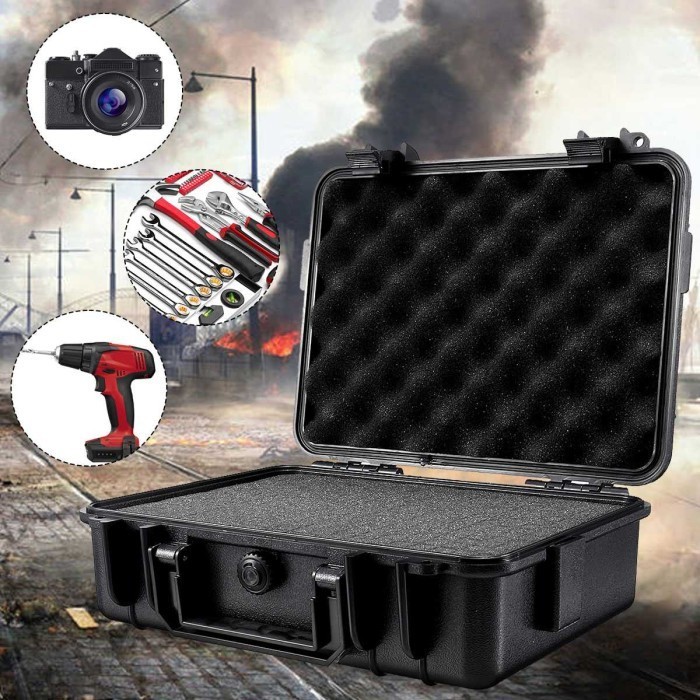 

GMGY Kotak Perkakas Portable Storage Tool Box Bag with Spons BO-23