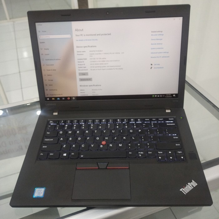 laptop Lenovo T470p CORE i5 GEN7 vga Nvidia 2Gb