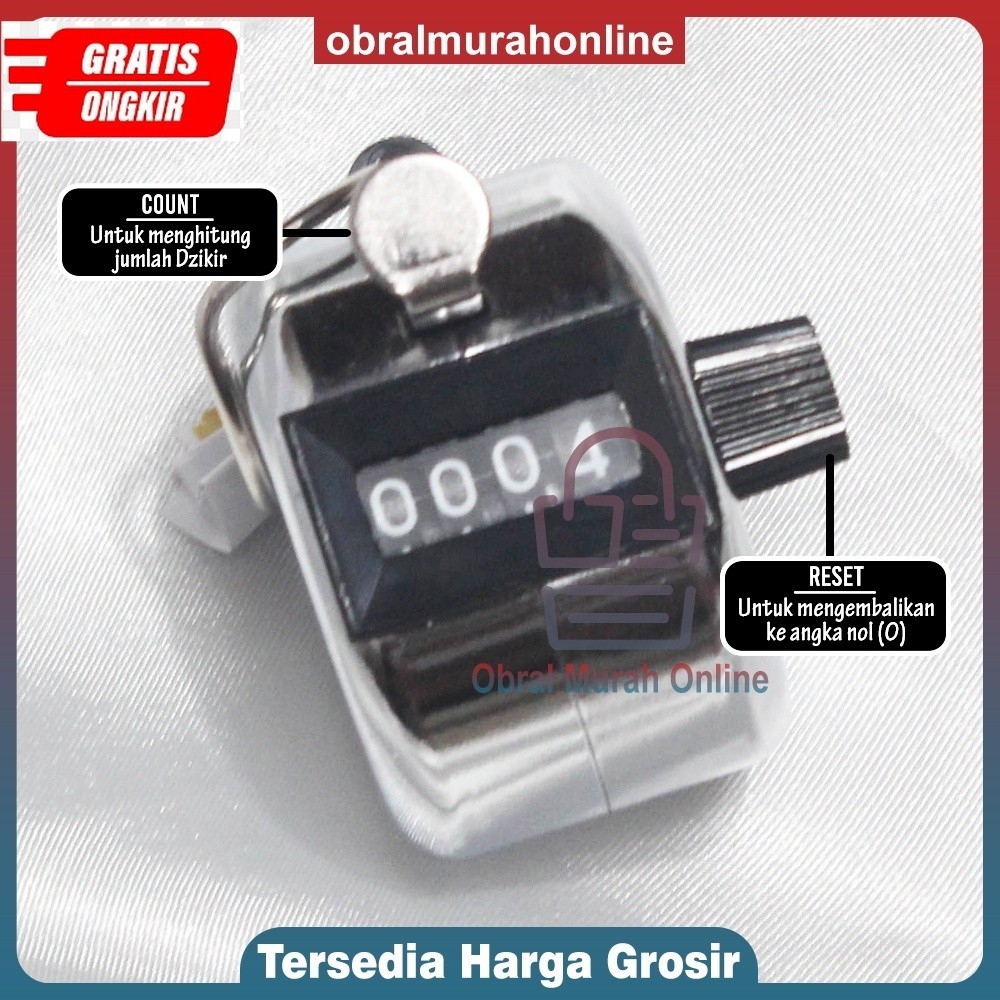 Tasbih Manual Nikel / Tally Counter Nikel