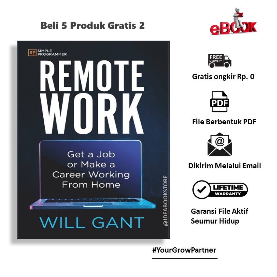 Remote Work : Get a Job or Make a Career Working From Home - Bahasa Indonesia - Cosmos