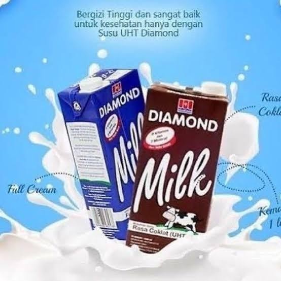 

Termurah! Susu Diamond MILK UHT Fullcream 1 Liter