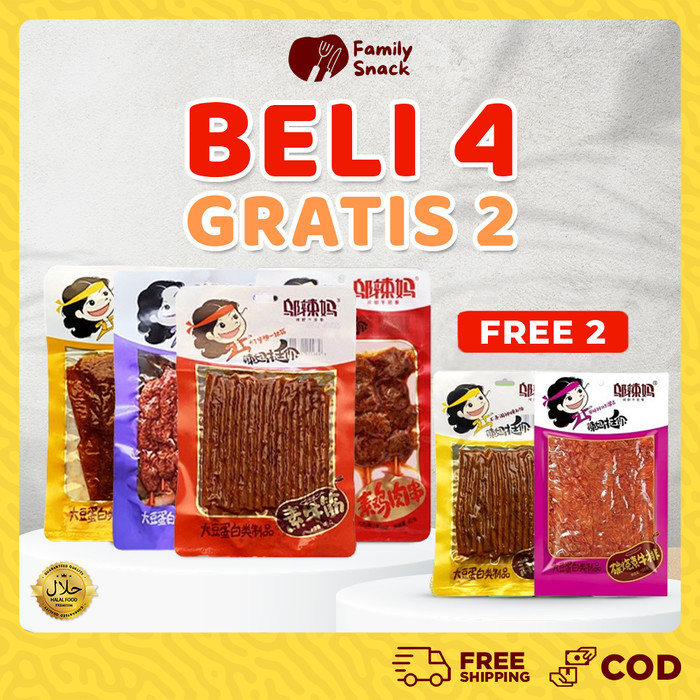 

Latiao Family Snack - Buy 4 get 2 Free [HALAL] WULAMA LATIAO Bundle