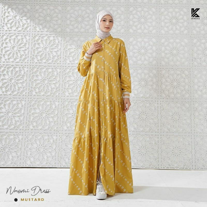 newpromoterbatas KORINA NAOMI dress || Gamis Korina || Korina_id || Dress premium || Casual dress ||