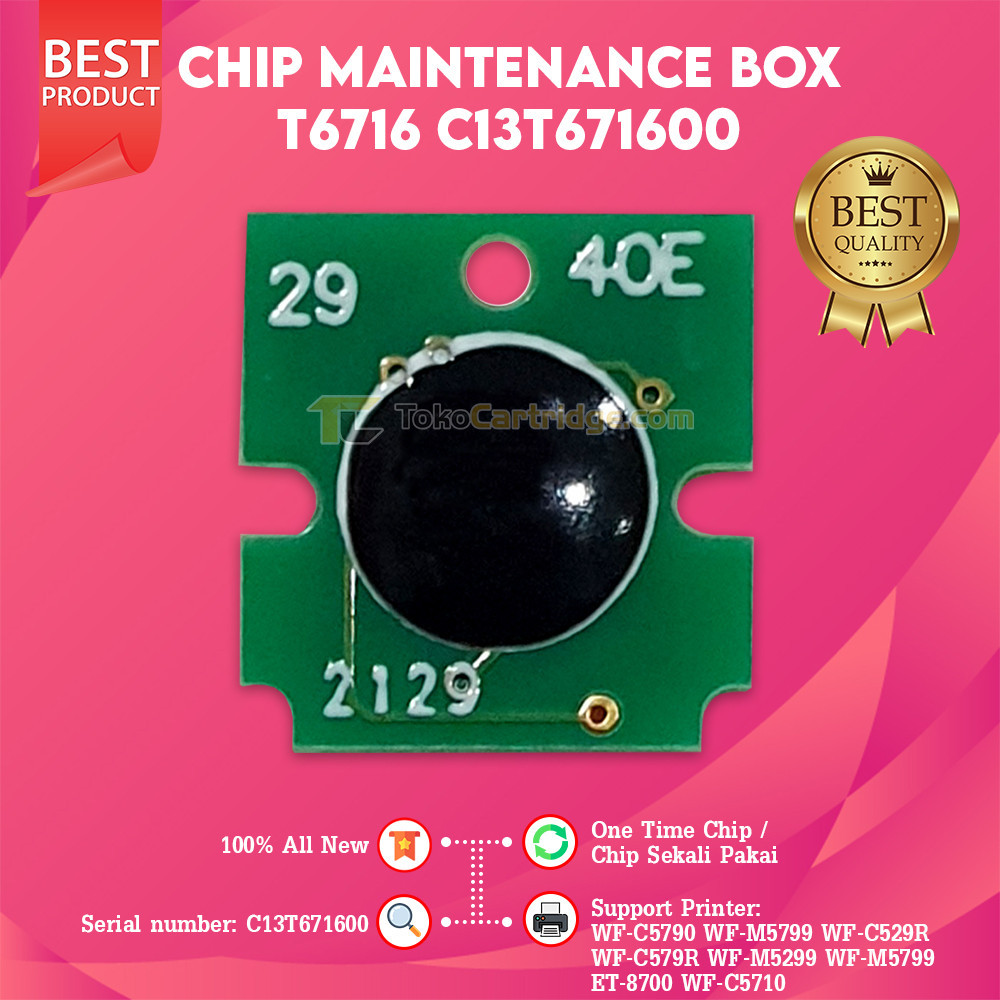 CHIP MAINTENANCE BOX T6716 WF-C5790 WF-C5290 T 6717 C 5290 5790