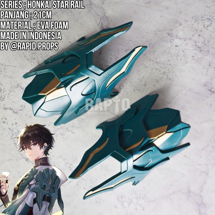 Property Cosplay / Dan Heng Armor/Pundak/Bahu For Cosplay Prop