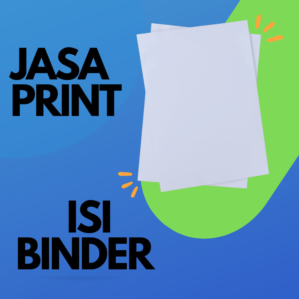 

JASA PRINT ISI BINDER A5 / B5