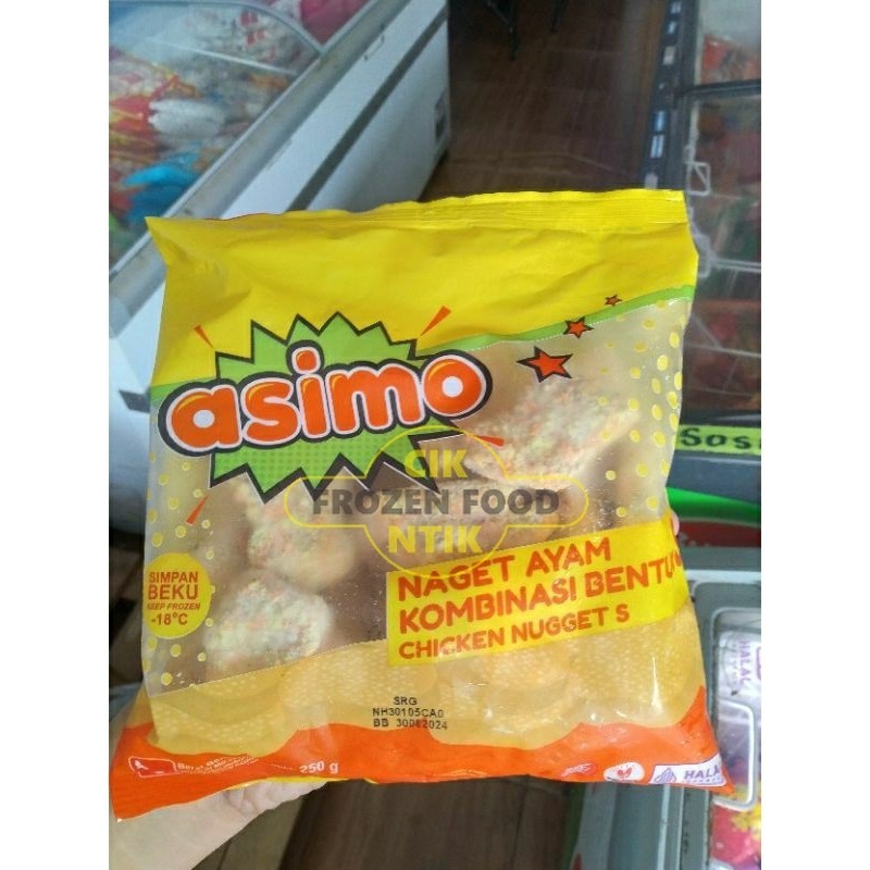 

Asimo Naget SS 250g Frozen Food Cik Ntik Jambi Cemilan Jajanan Seblak Korea Jepang