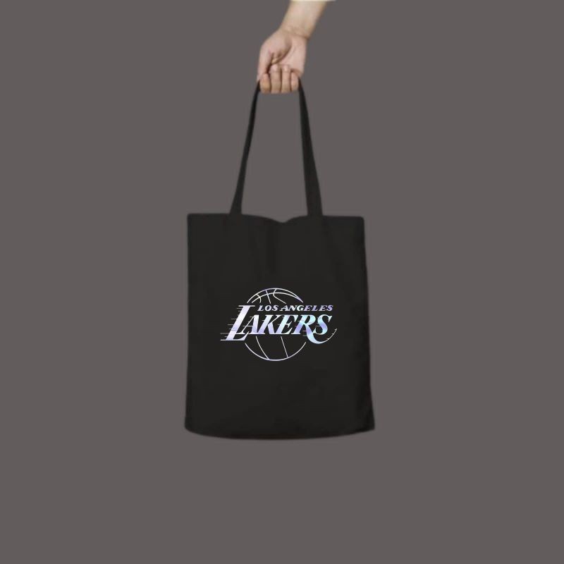 tote bag LAKERS / tote bag resleting / tote bag pria / tote bag wanita / tas tote bag distro / toteb