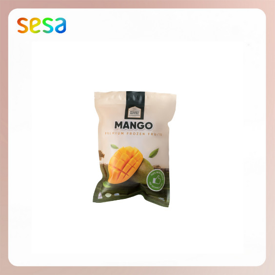 

GOLDEN NATURA Mango Cubes Frozen 450gr - IQF Buah Beku