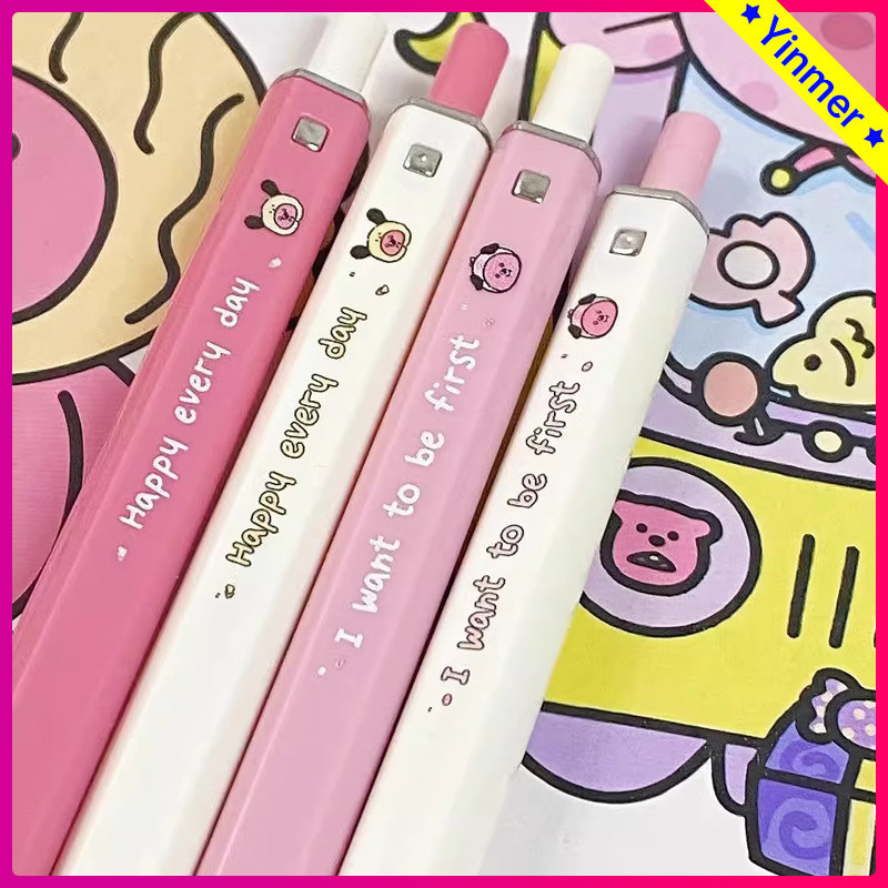 

COD✨Pena Netral Berang-berang Kecil yang Lucu Pena Tekan Cepat Kering Pena Tulis Kotak Hati Anak Perempuan-Yinmer
