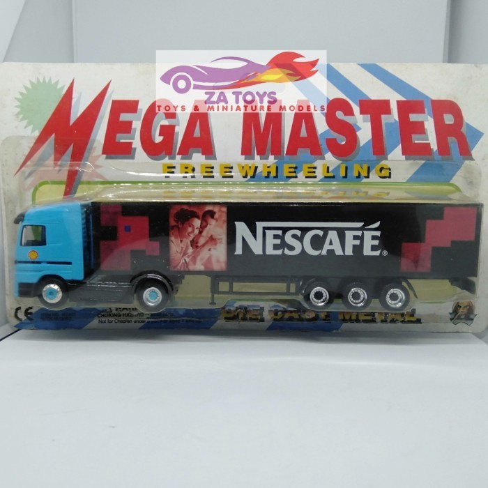 AS27 Diecast Mercedes Benz Actross Nescafe Truck Mega Master Schuco 1:87