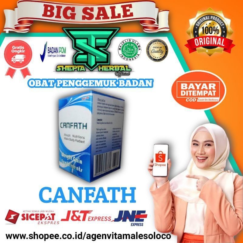 CANFATH ORIGINAL CANADA-obat penggemuk badan asli( Gratis Ongkir & COD )