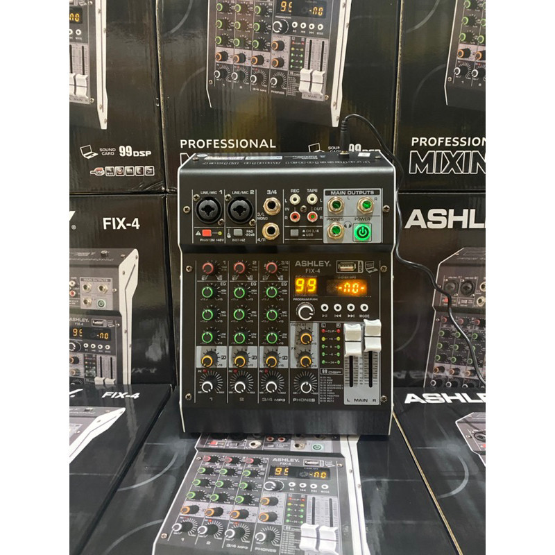 mixer audio ashley FIX4 Efeck digital 99dsp Original produk