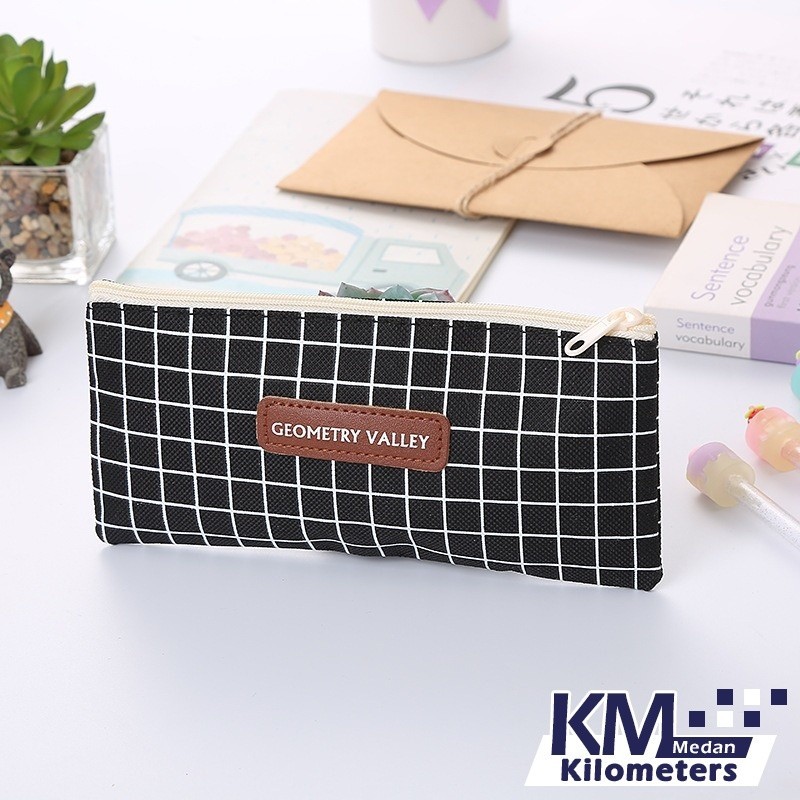 

Kotak Pensil Dan Stationery Dual Zipper / Dompet Pensil 2 Pouch