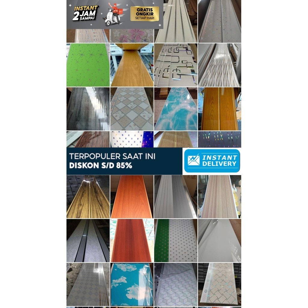 Plafon pvc harga plafon pvc motif Glossy