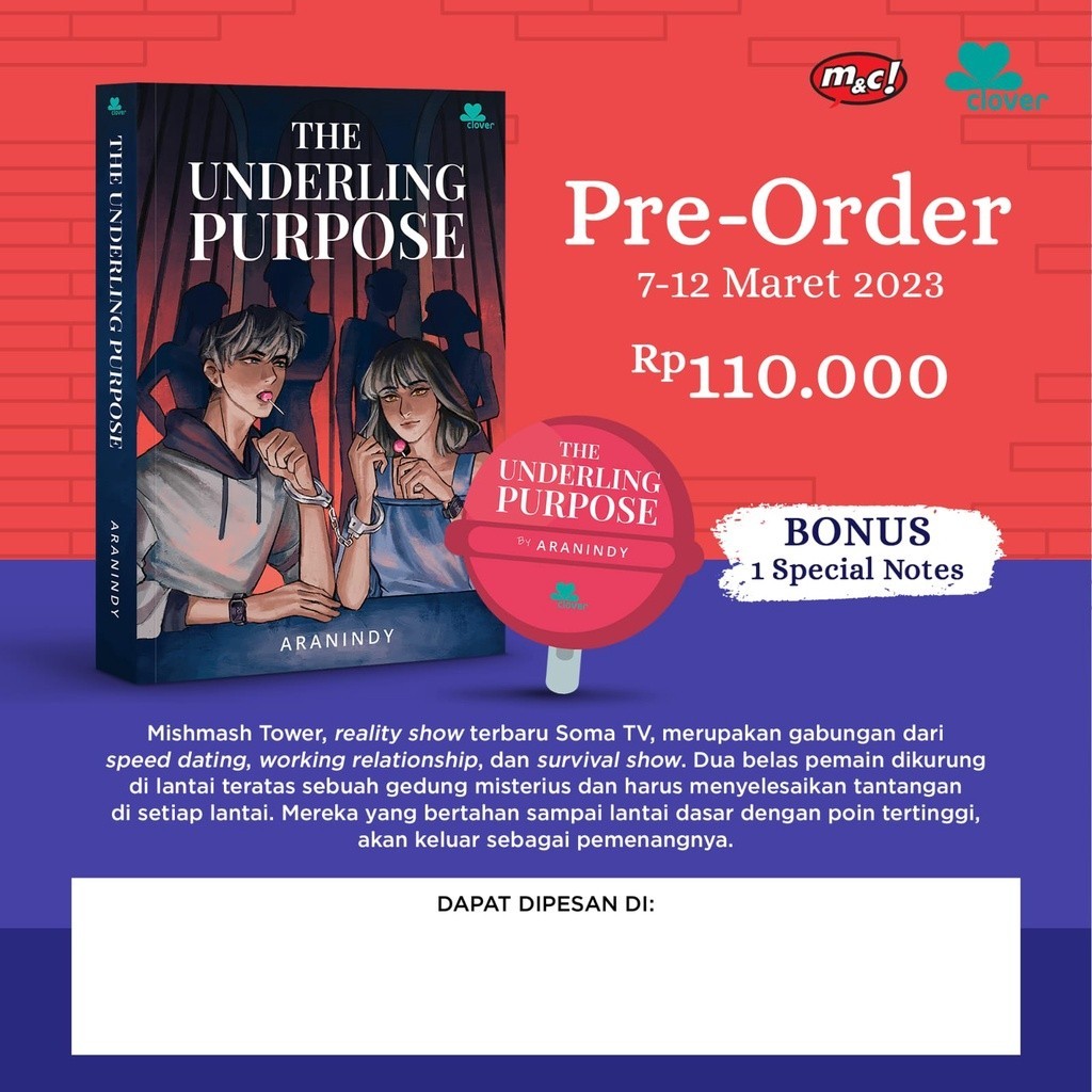 

[PROMO MURAH] THE UNDERLING PURPOSE - ARANINDY