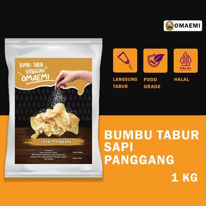 

New Produk- [Terlaris] BUMBU TABUR SAPI PANGGANG HALAL KUALITAS TERJAMIN 1 KG