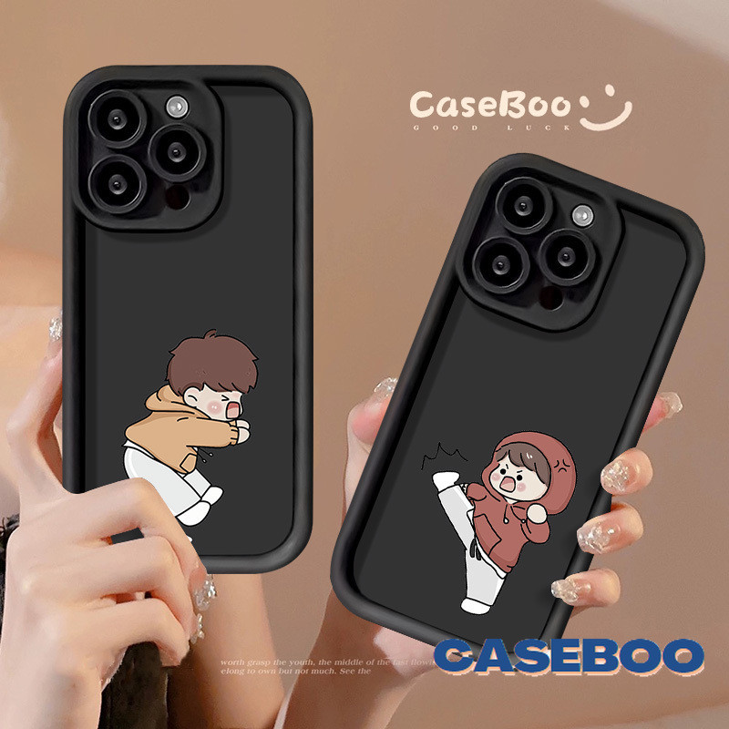 CaseBoo Case Untuk OPPO A57 A58 A16 A7 A16K A18 A52 A5 A55 A95 A5s A15 A38 A78 A17 A12 A96 A3s A74 A
