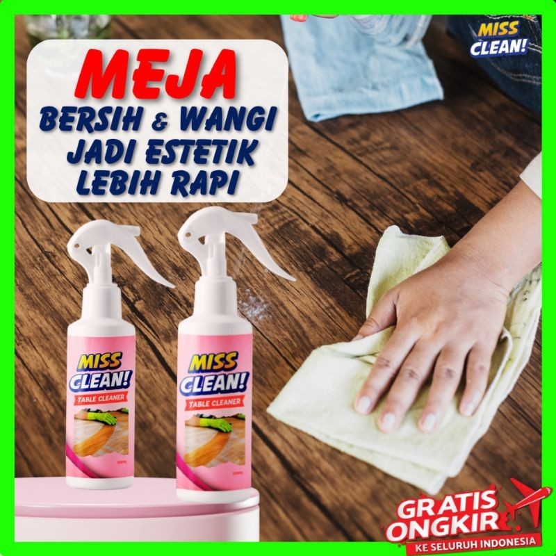 {COD} Penghilang Noda Bakteri Dan Pembersih Meja Makan Kayu Dapur Putih Kompor Marmer Kaca Belajar G