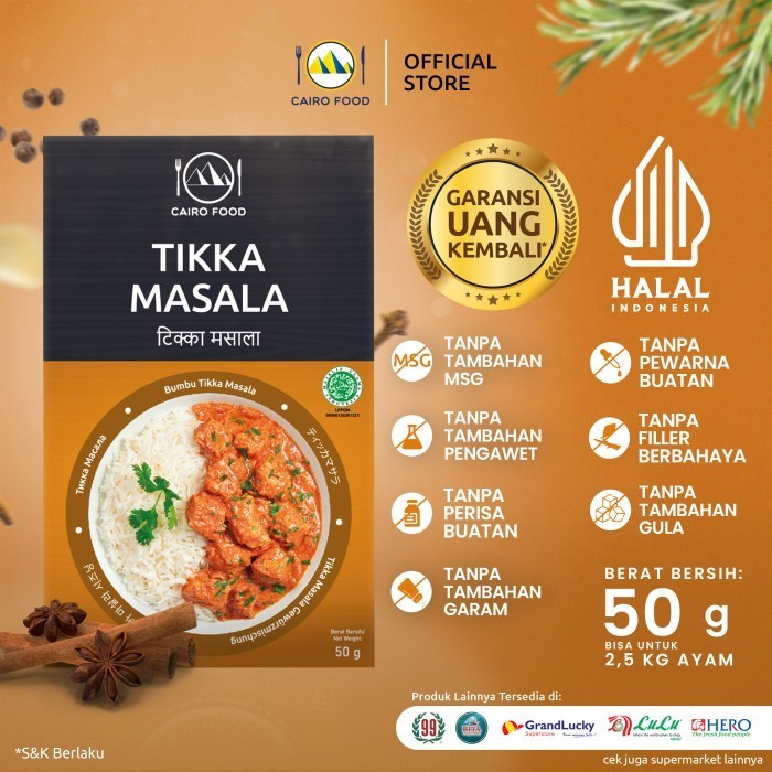 

Promo Terbatas - sukron_86 Bumbu Tikka Masala - Cairo Food