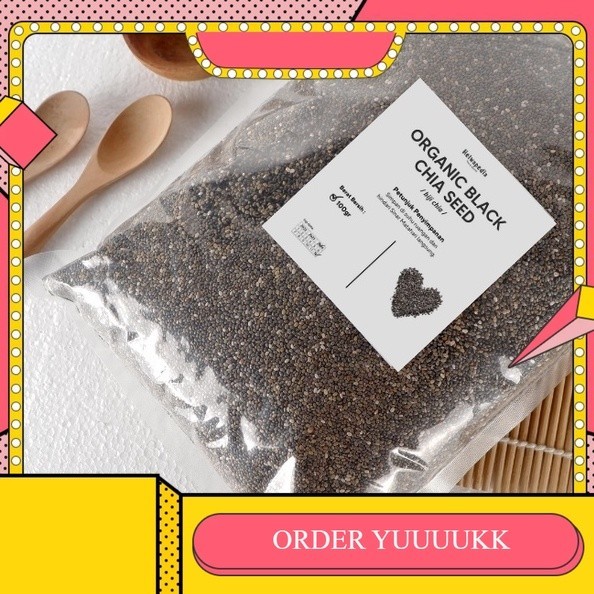 

ACEH.OYU111693 Black Chia seed Organik Peru 100gr