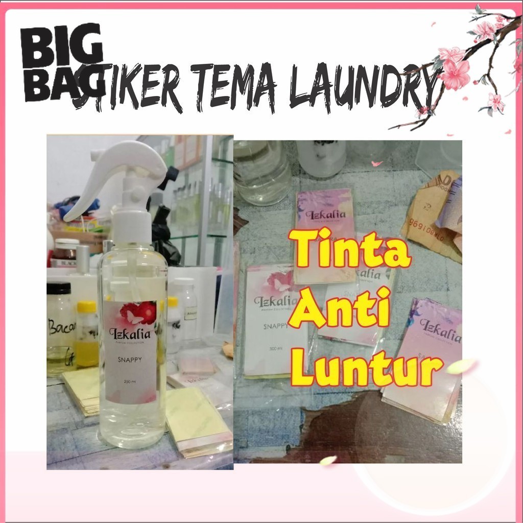 

Stiker Kemasan Pewangi LAUNDRY Stiker Parfum Stiker Bunga BigBAG SHOP