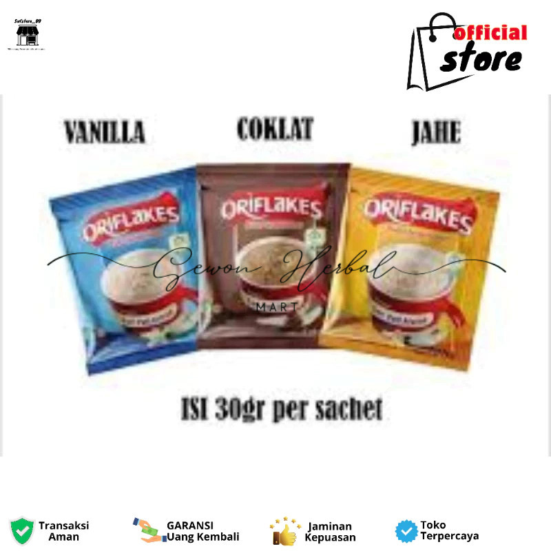 

TERMURAHHH!!! Oriflake Oriflakes Sachet - Tepung Oriflakes Garut Ararut Asam Lambung