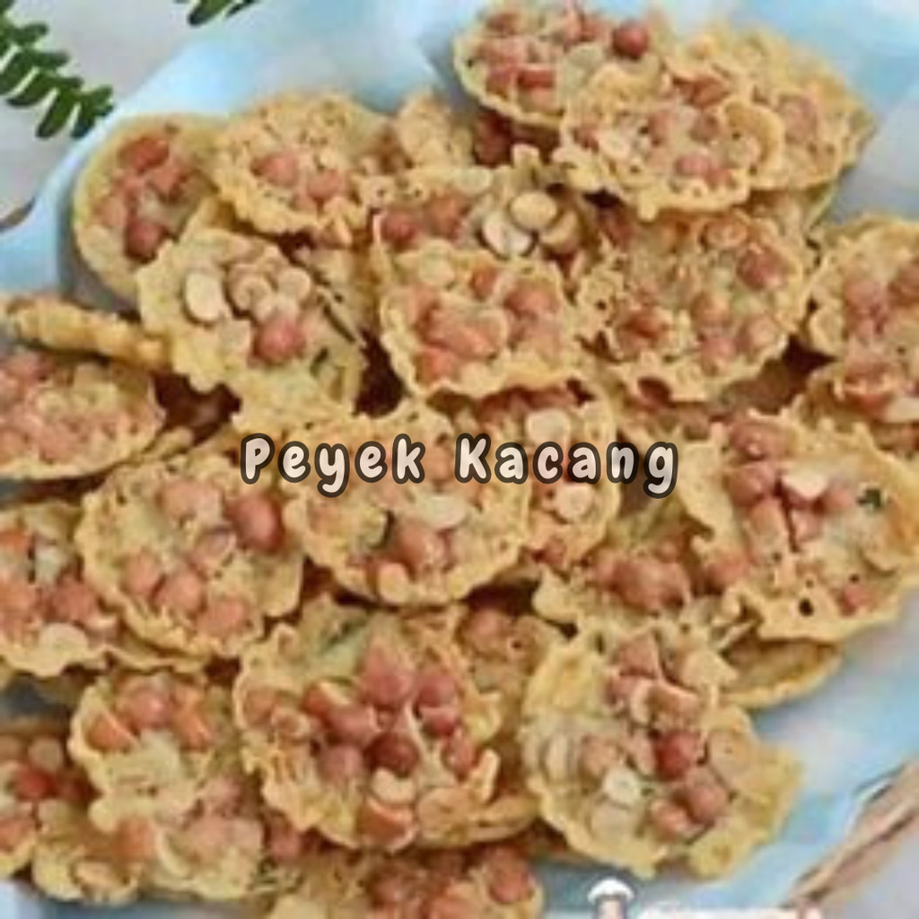 

rempeyek kacang tanah 1kg peyek peyek kacang full peyek kacang bulat