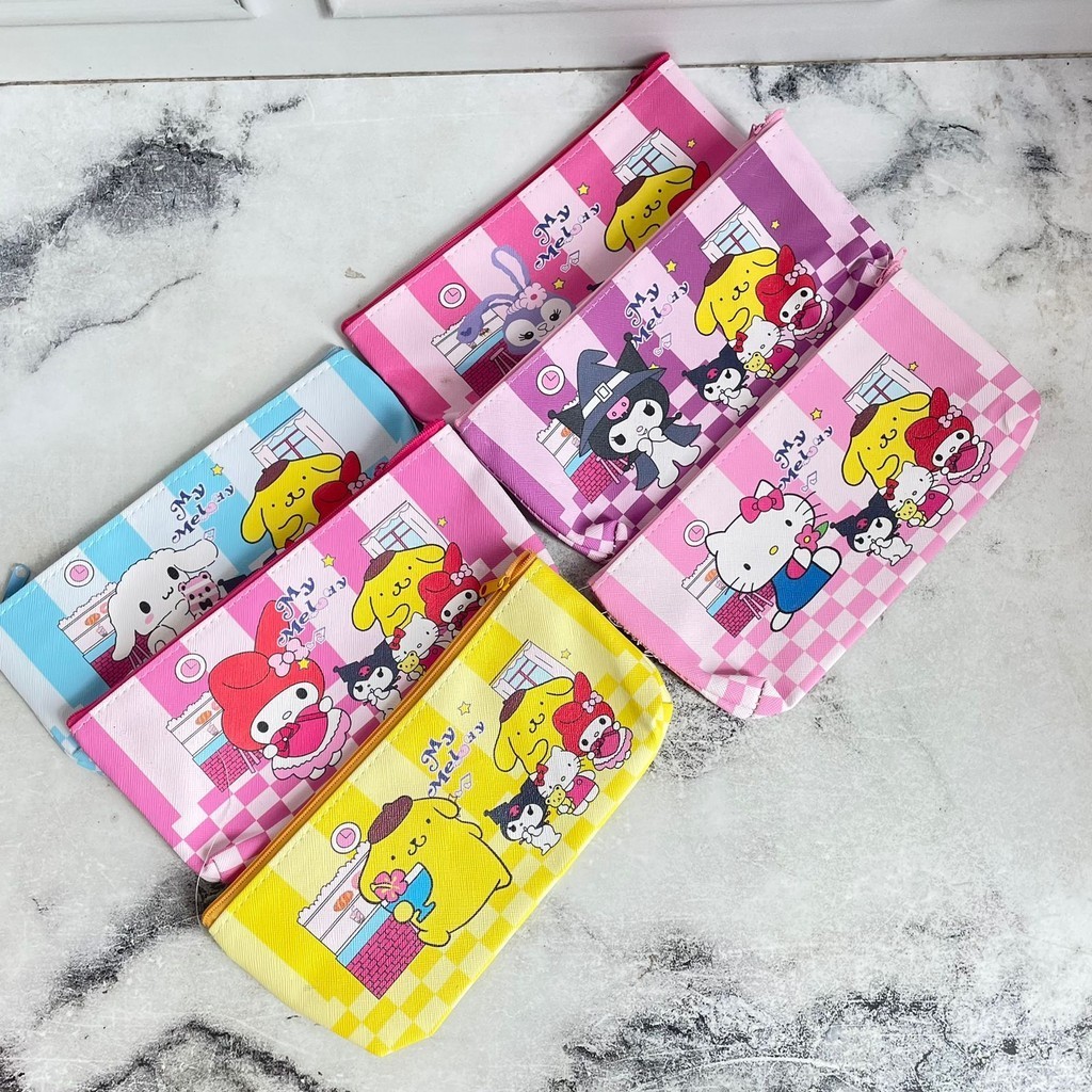 

KOTAK PENSIL TEMPAT PINSIL TEPAK BAHAN KANVAS GAMBAR MOTIF SANRIO MY MELODY KUROMI CINNAMOROLL POMPOMPURIN KODE KP-1247 PENCIL CASE ALAT TULIS KANTOR COD SOUVERNIR HADIAH KADO UNIK