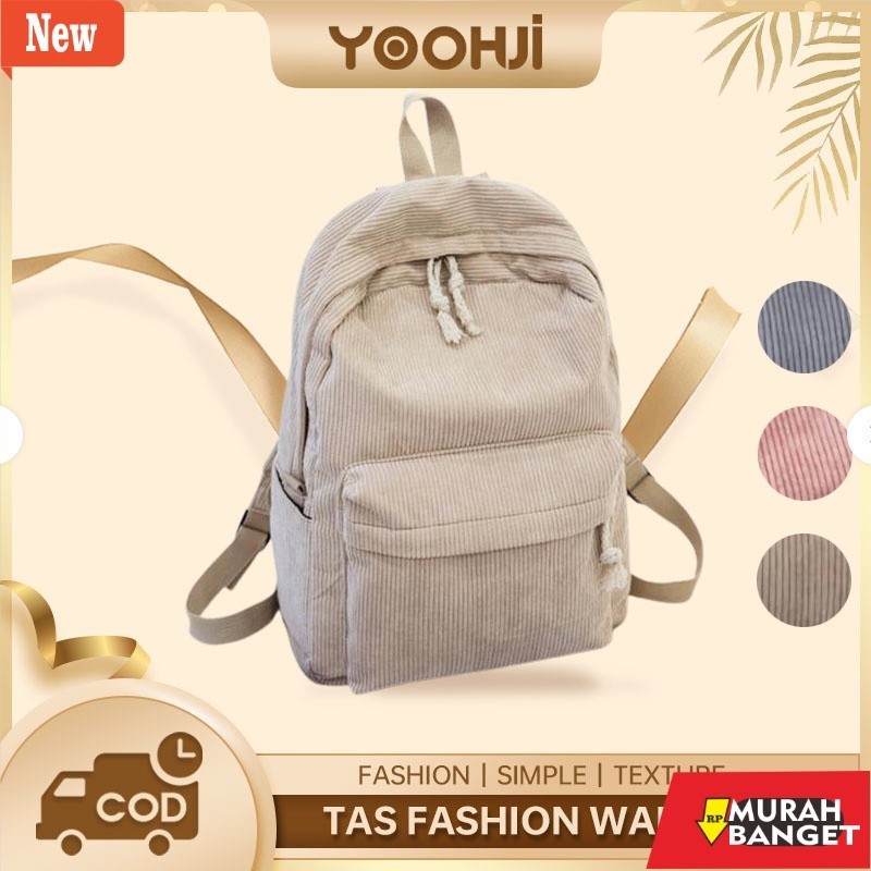 Tas laptop pria terviral- YOOHUI BB015 Tas Ransel Wanita Ransel Korea Backpack Min Tao Bag Fashion U