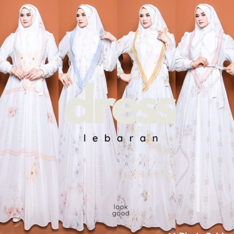 RAYA WHITE by HUMAIRA Syari Branded Mecca White Series Umroh Haji By Humaira Syari Branded Ceruty Pr