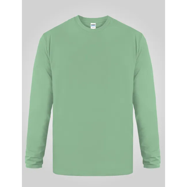 NSA - Premium Cotton Long Sleeve 7280 Green Ash