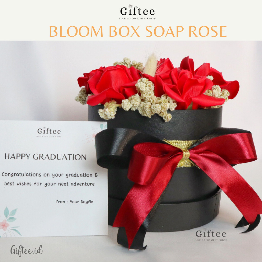 BLOOM BOX FAIRY BLOSSOM | SOAP ROSE FLOWER BUKET | BUNGA SABUN ARTIFICIAL PREMIUM DALAM BLOOM BOX