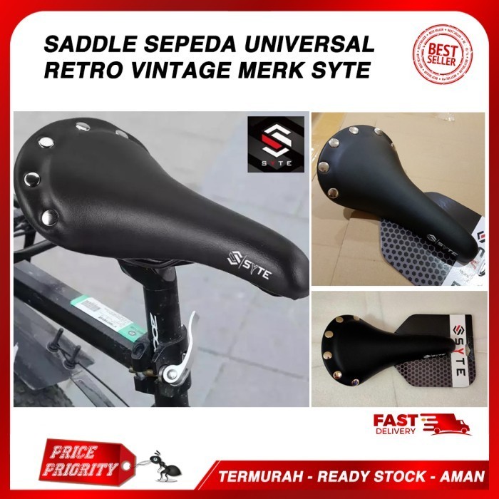 Sadel Jok Sepeda Fixie, MTB, Lipat Classic Vintage PAKU SYTE Universal