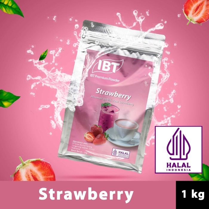 

[Ready] Strawberry flavor drink powder. bahan minuman bubuk. kualitas bagus