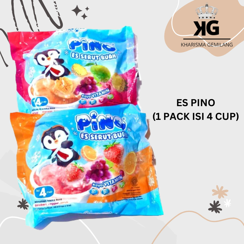 

KG - ES PINO 50ML (1 PACK ISI 4 CUP) Es Serut Buah Rasa Anggur Stroberi Jeruk Anak Dewasa Murah