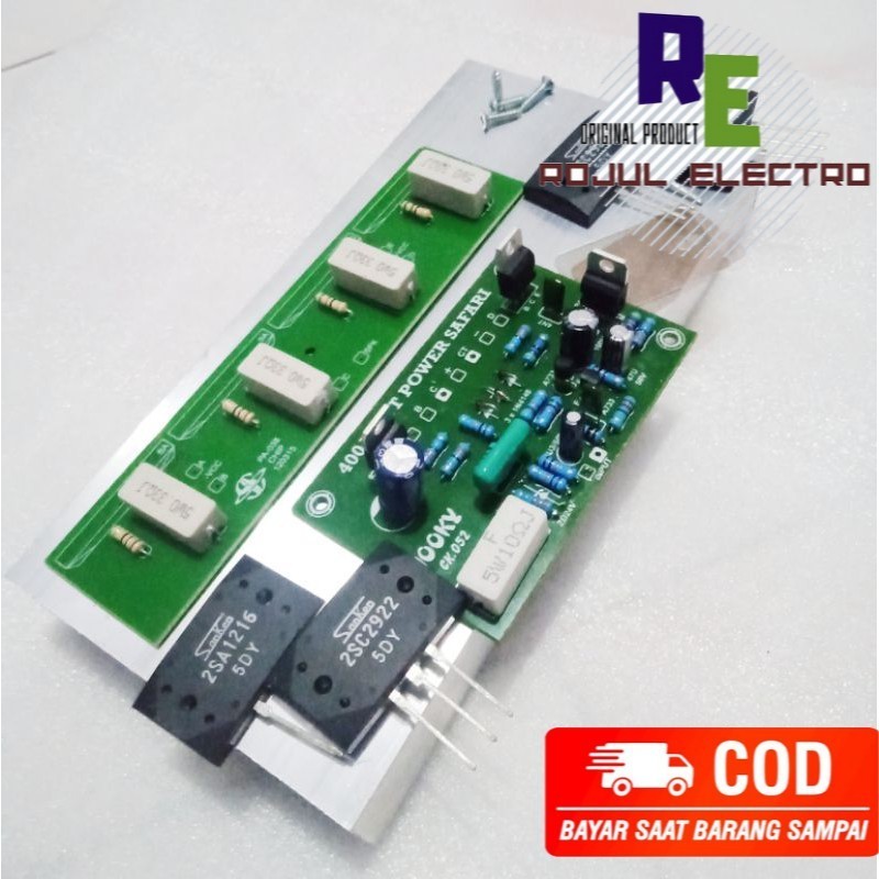 Paket Siap Rakit Power Amplifier SAFARI 400 Watt Mono