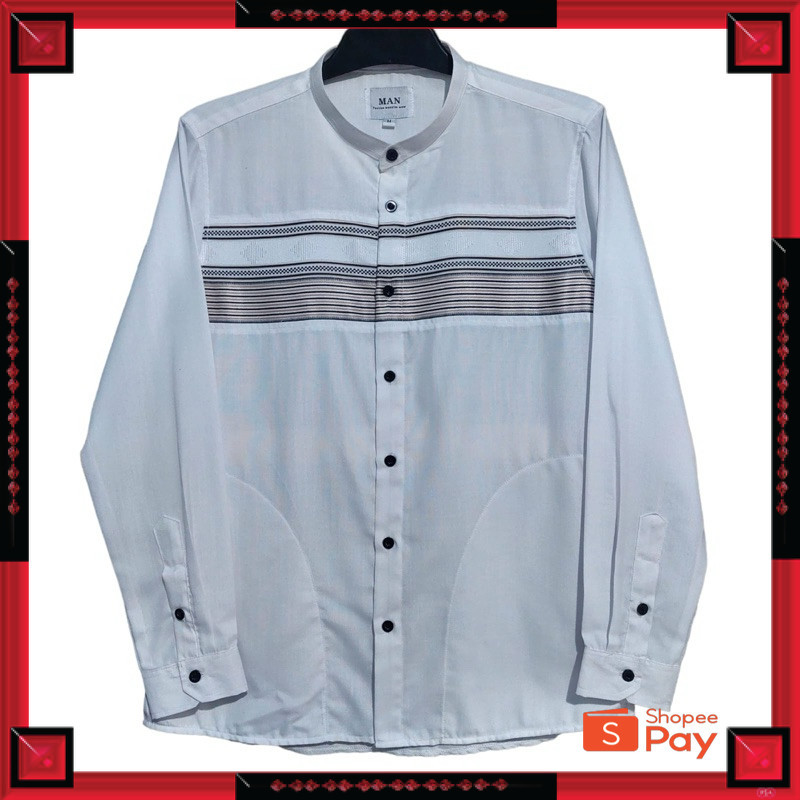 KAIN ADEM LEMBUT HALUS TEBAL / baju kemko kemeja koko MK pria muslim dewasa lengan panjang  MF musli