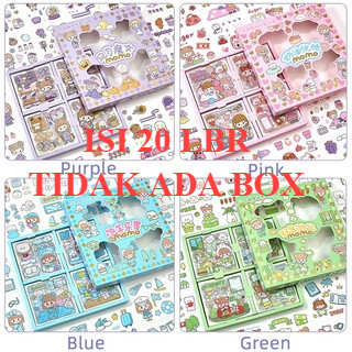 

20 LEMBAR STIKER MOMO STIKER TAHAN AIR KOREA
